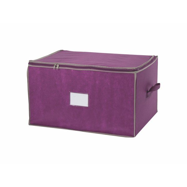Ljubičasta kutija za odlaganje s unutarnjim vakuum paketom Compactor Tote, zapremine 108 l-image-1