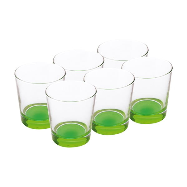 Set čaša 340 ml, zelene boje
