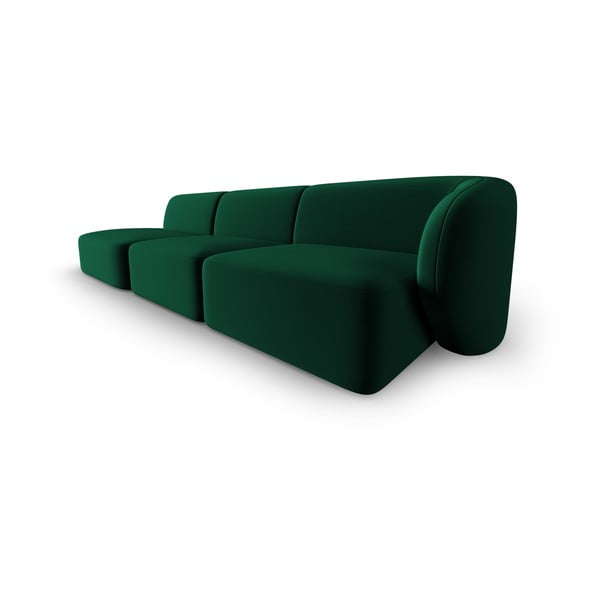 Zelena baršunasti sofa s desnim kutom 311 cm Paolo – Milo Casa-image-2