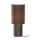 Siva stolna lampa s tekstilnim sjenilom (visina 45 cm) Catis – Markslöjd