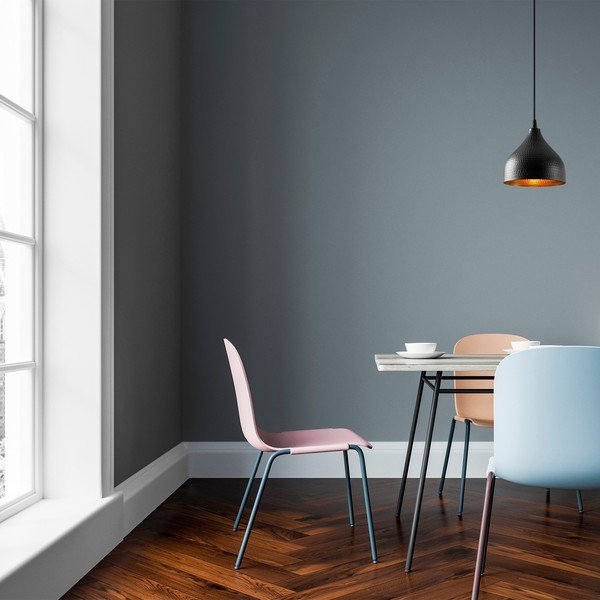 Crna viseća svjetiljka s metalnim sjenilom ø 18 cm Tattoo – Opviq lights-image-1