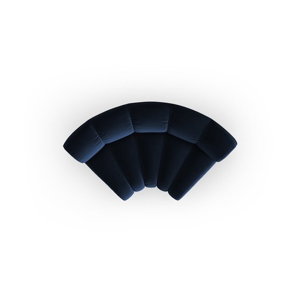 Plava baršunasti modularna sjedeća garnitura (promjenjiva) Lupine – Micadoni -image-2