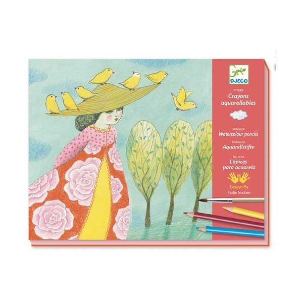 Umjetnički set s akvarelnim bojicama Djeco Atelier Nature-image-2