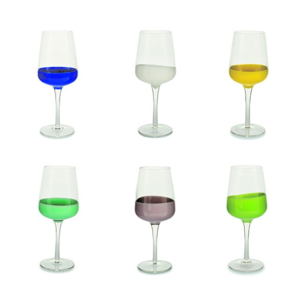 Set od 6 vinskih čaša u boji Villa d&#39;Este Miami Marrakesh, 430 ml