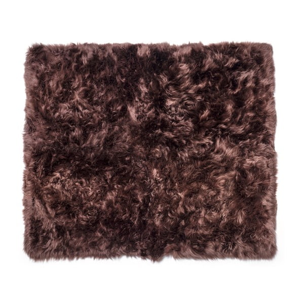 Tamnosmeđa tepih od ovčje kože Royal Dream Zeland Sheep, 130 x 150 cm
