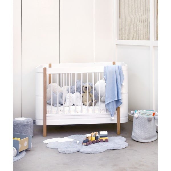 Svijetlo plavi periv/ručno rađen pamučan dječji tepih 70x100 cm Mini Dream – Lorena Canals-image-1