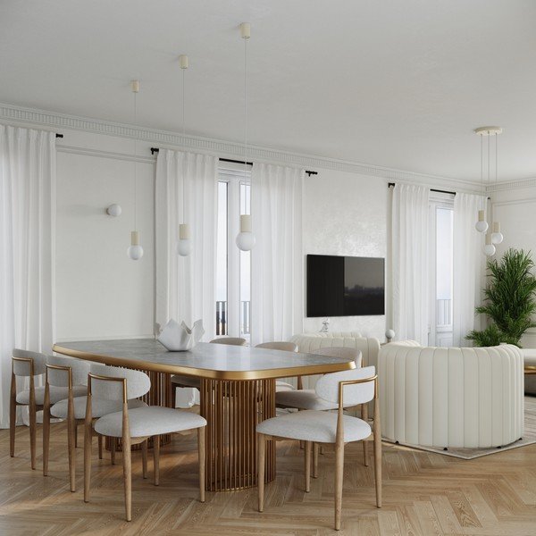 Krem viseća svjetiljka sa staklenim sjenilom ø 12 cm Orbital – Sollux-image-2