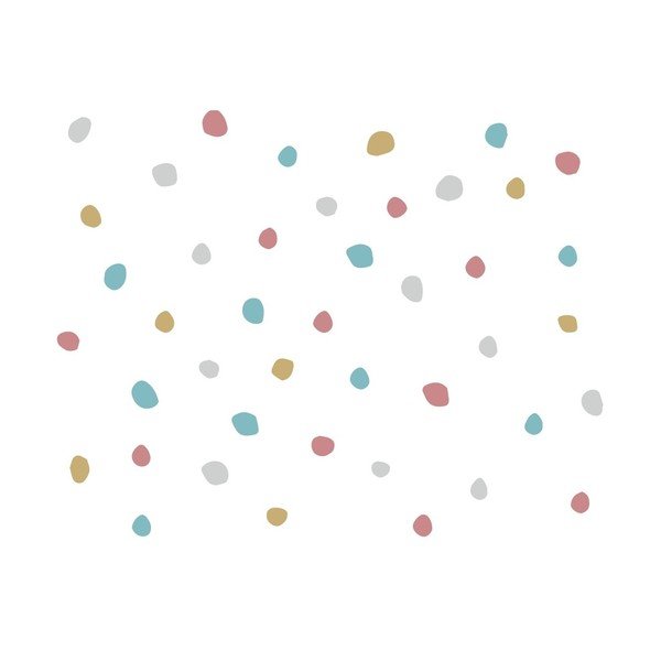 Dječja pamučna plahta BELLAMY Dots, 60 x 120 cm-image-1