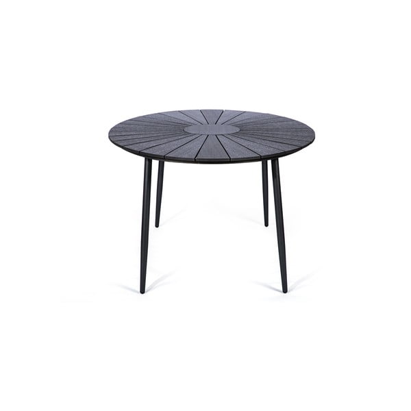 Crni vrtni stol s pločom od iverice Bonami Selection Marienlist, 190 x 115 cm-image-3