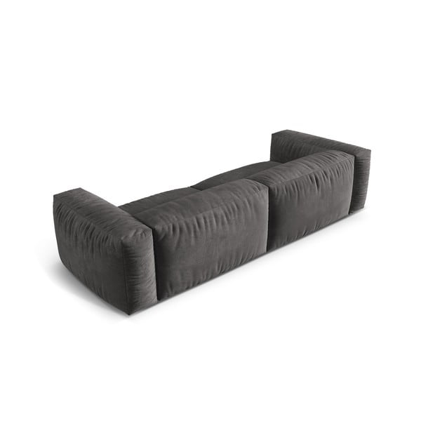 Siva baršunasti sofa 320 cm Martina – Micadoni -image-2