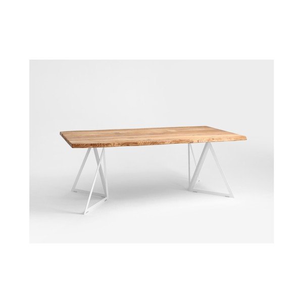 Blagovaonski stol s hrastovom pločom Custom Form Sherwood, 180 x 90 cm-image-2