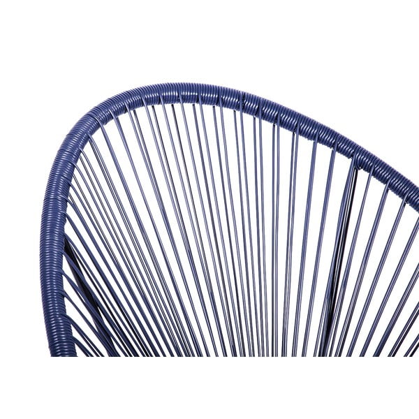 Plava metalna/plastična vrtna fotelja Avocado Comfort – Bonami Selection-image-4