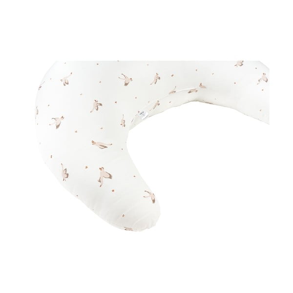 Bijeli jastuk za dojenje Goose - Malomi Kids-image-1