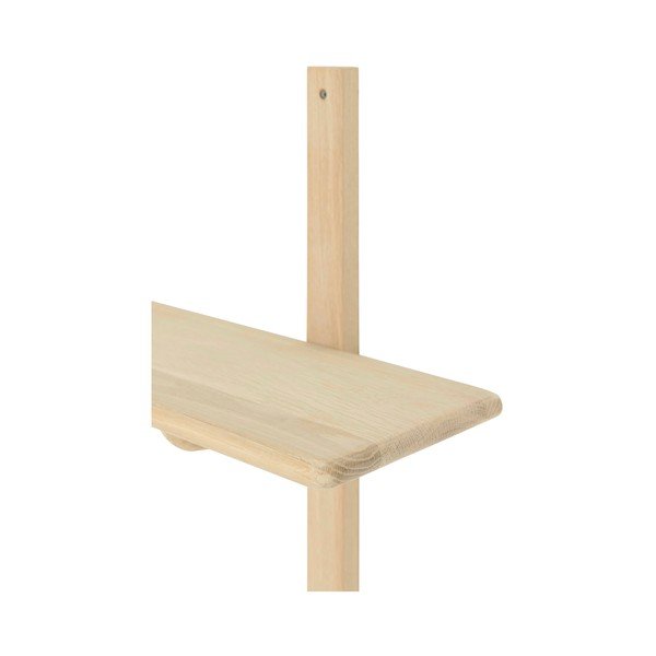 Polica s više razina od punog hrasta u svijetloj prirodnoj boji 90 cm Albin – Ellos Home-image-4