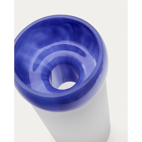 Plava staklena vaza (visina 30,5 cm) Kelse – Kave Home-image-1