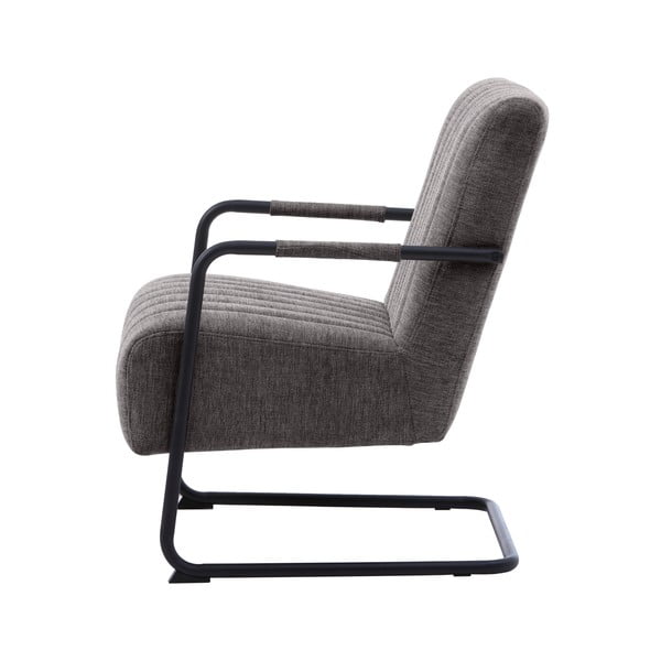 Tamno siva fotelja Trout – Unique Furniture-image-3