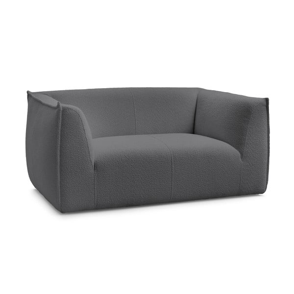 Tamno siva sofa od bouclé tkanine 170 cm Giorgia – Bobochic Paris-image-3