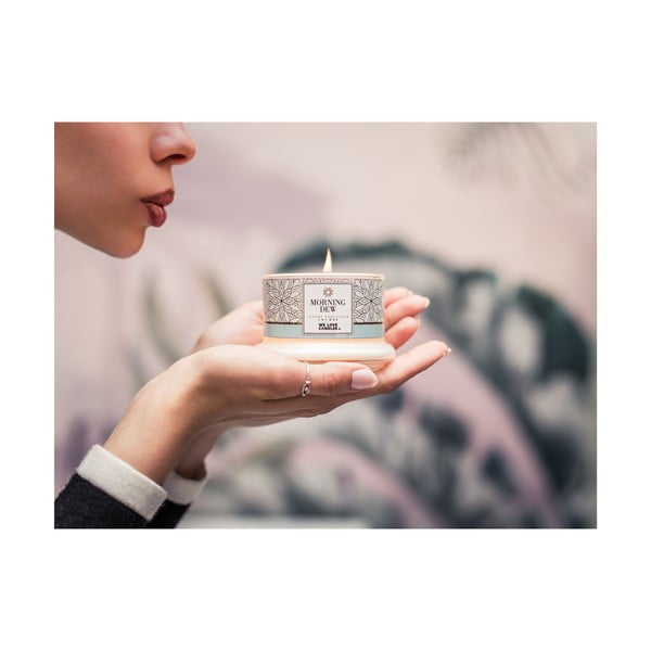 Svijeća od sojinog voska We Love Candles Morning Dew, vrijeme gorenja 72 sati-image-3