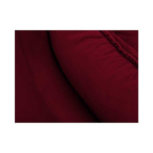 Sofa od crvenog baršuna Mazzini Sofas Freesia, 150 cm-image-4