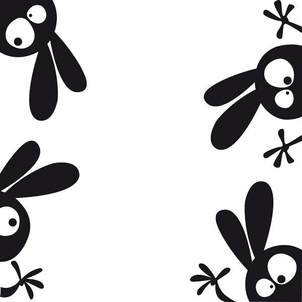 Naljepnica Fanastick Funny Rabbits-image-1