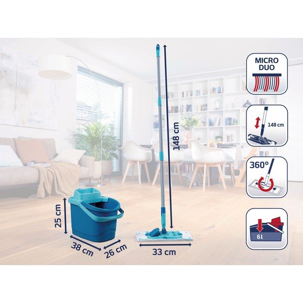 Mop kanta i mop PowerClean M – LEIFHEIT-image-2