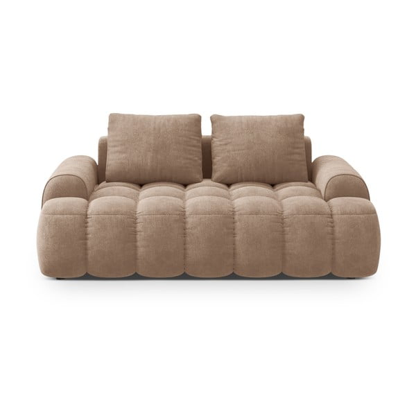 Svjetlo smeđa baršunasti sofa 175 cm Linz – Cosmopolitan Design