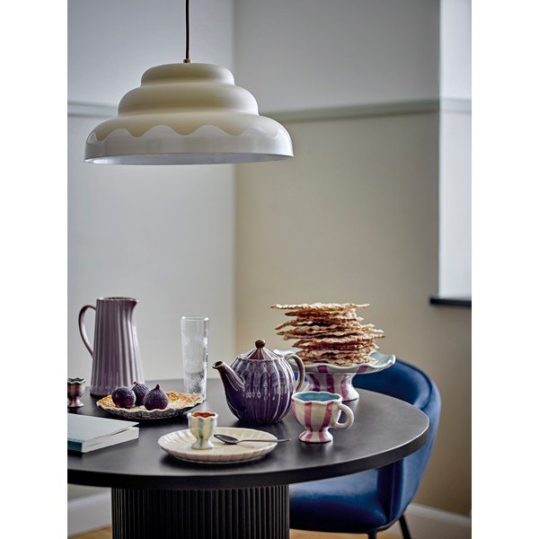 Krem viseća svjetiljka s metalnim sjenilom ø 40 cm Lacya – Bloomingville-image-1