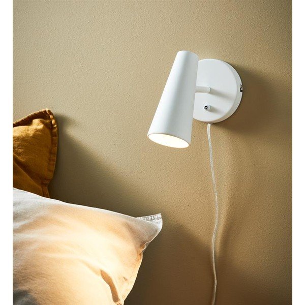 Bijela zidna svjetiljka Markslöjd Crest, visina 17 cm-image-1