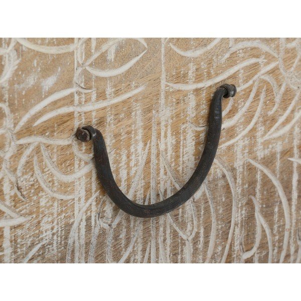 Škrinja od masivnog manga u prirodnoj boji 45x50 cm Malati – Støraa-image-1