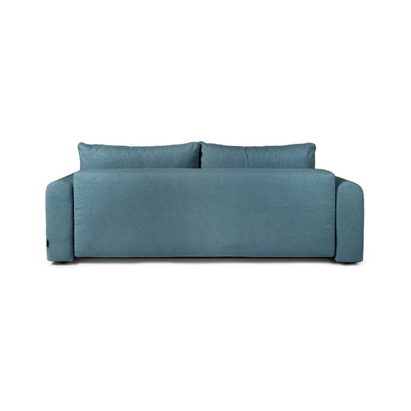 Plava sklopiva sofa od bouclé tkanine 247 cm Quinoa – Bonami Selection-image-4