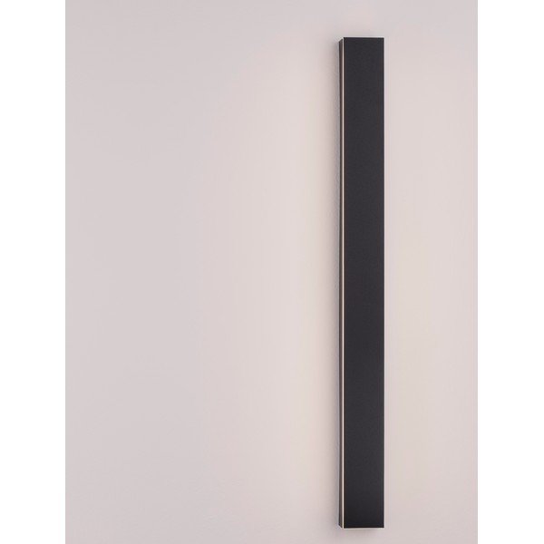 Mat crna LED zidna lampa aluminijska Colby – Nova Luce-image-1