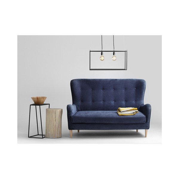 Tamnoplava dupla sofa Custom Form Cozyboy-image-3