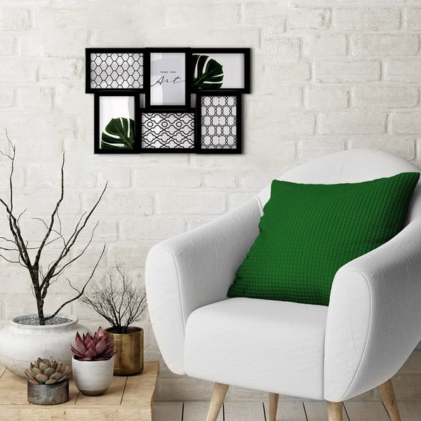 Crni plastični viseći okvir 48x32 cm  -image-1