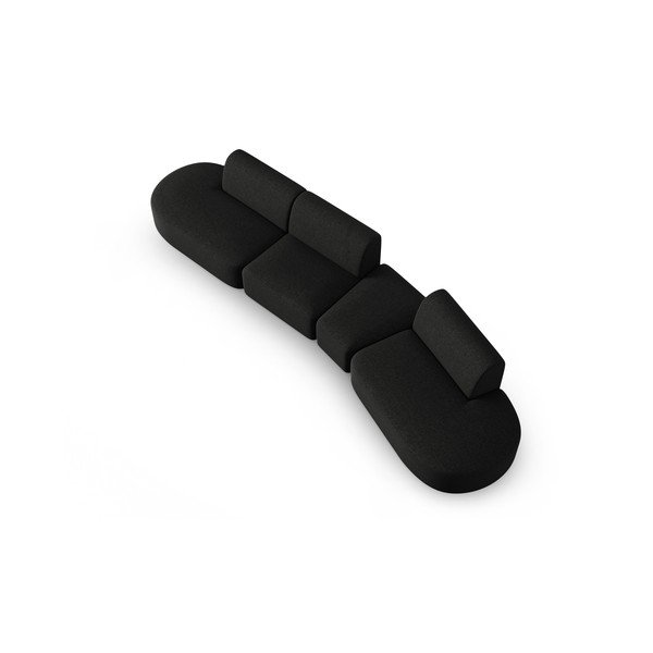 Crna sofa 412 cm Shane – Micadoni Home-image-2