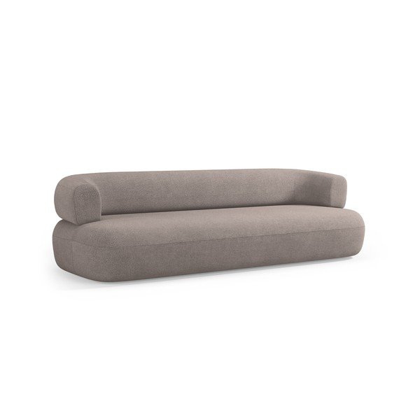 Svjetlo smeđa sofa od bouclé tkanine 226 cm Jenny – Micadoni -image-1