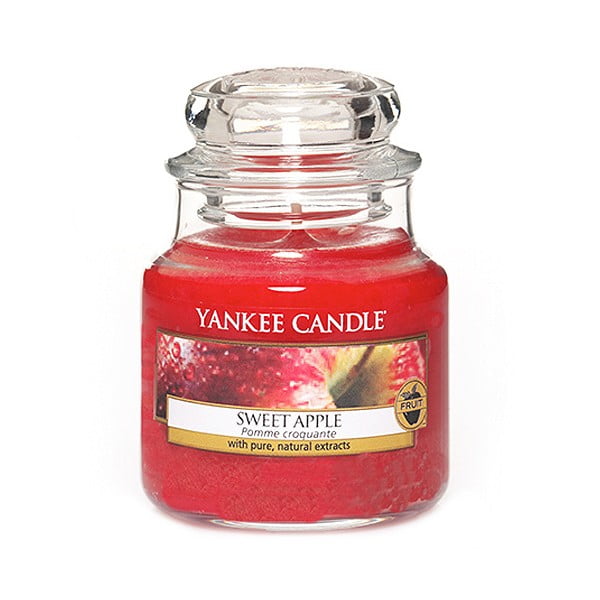 Mirisna svijeća Yankee Candle Slatka jabuka, vrijeme gorenja 25-40 sati