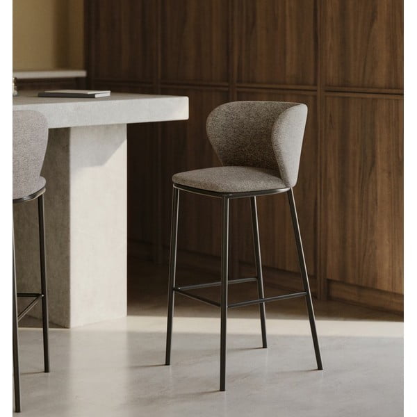 Svijetlo smeđa barska stolica 102 cm Ciselia - Kave Home-image-1