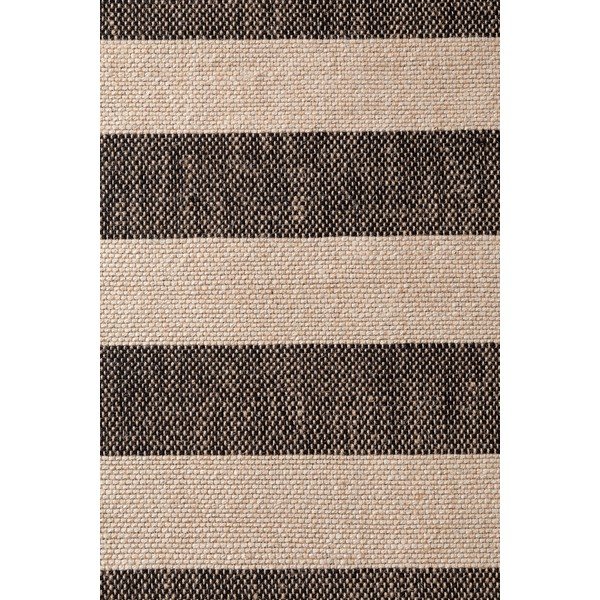 Crna/krem ručno rađena jutena staza 80x200 cm Playa – Hanse Home-image-4