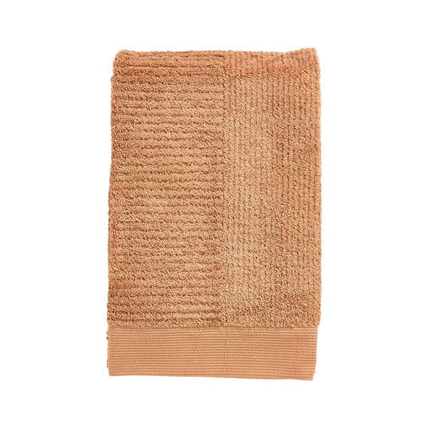 Žuti  pamučan ručnik od frotira 70x140 cm Classic – Zone