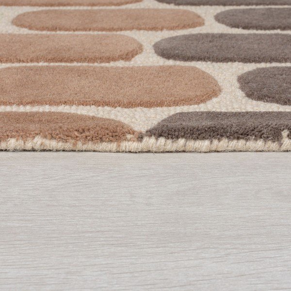 Smeđi-bež vuneni tepih Flair Rugs Fossil, 200 x 290 cm-image-3