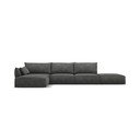 Siva kutna garnitura (lijevi kut) Vanda - Mazzini Sofas
