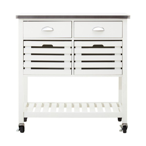 Kolica za posluživanje na kotačima 46x86 cm Frankfurt – Premier Housewares-image-1