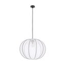 Bijela viseća svjetiljka s tekstilnim sjenilom ø 52 cm Mellow – Candellux Lighting