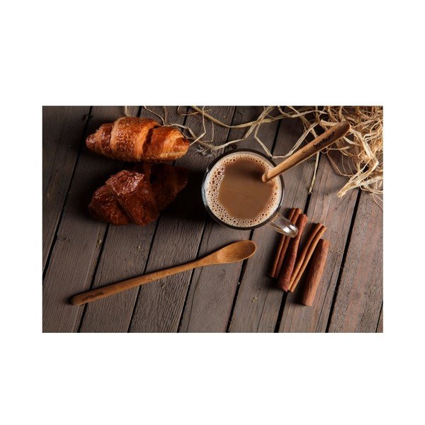 Set od 2 žlice za latte od bambusa Bambum Legro-image-3