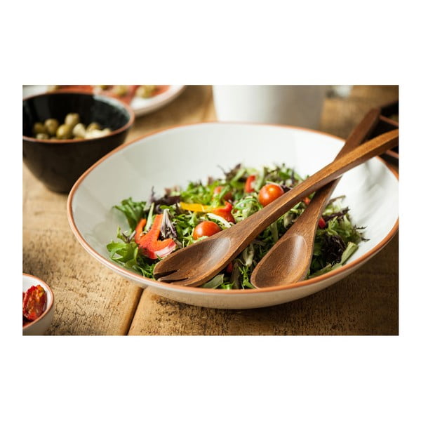 Set od 2 salatu lopatice od bagremova drva Premier Housewares Socoro-image-4