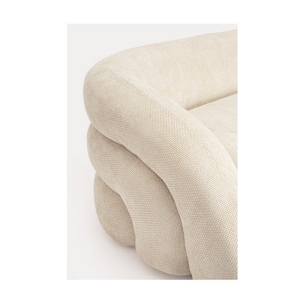 Krem sofa od šenila 200 cm Clemence – Bizzotto-image-1