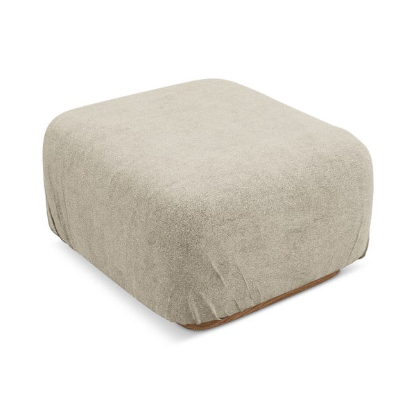 Bež modularni tabure od bouclé tkanine Ailani – Makamii-image-1