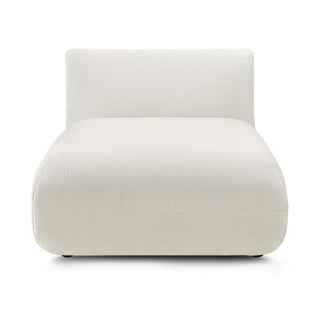 Sofa modul od bijelog samta Lecomte - Bobochic Paris