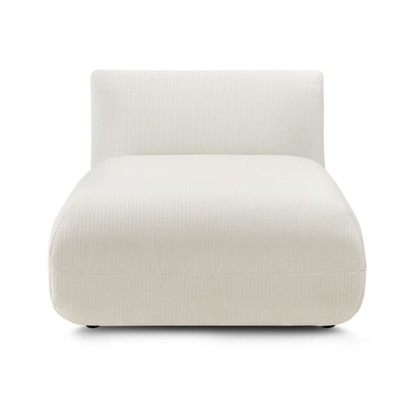 Sofa modul od bijelog samta Lecomte - Bobochic Paris