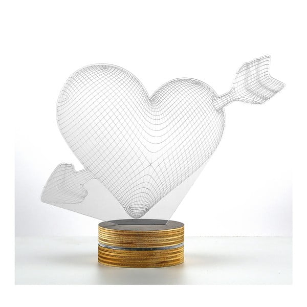 3D stolna lampa Moje srce-image-2